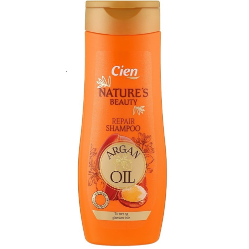 Шампунь для сухого і тьмяного волосся Cien Nature's Beauty Арганова олія 300 мл Шампунь для сухого і тьмяного волосся Cien Nature's Beauty Арганова олія 300 мл