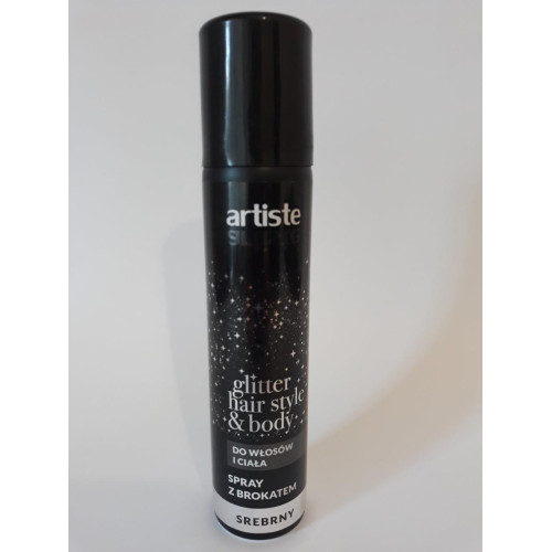 Спрей для волосся і тіла з срібним блиском Artiste 75мл Спрей для волосся і тіла з срібним блиском Artiste 75мл