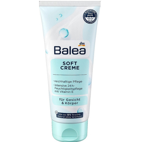 Ніжний крем для обличчя і тіла Balea Soft Creme 100 мл Ніжний крем для обличчя і тіла Balea Soft Creme 100 мл