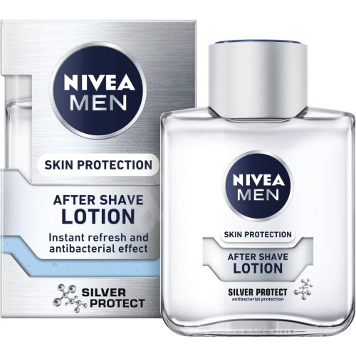 Лосьйон після гоління Nivea Men Skin Protection Silver Protect 100 мл Лосьйон після гоління Nivea Men Skin Protection Silver Protect 100 мл